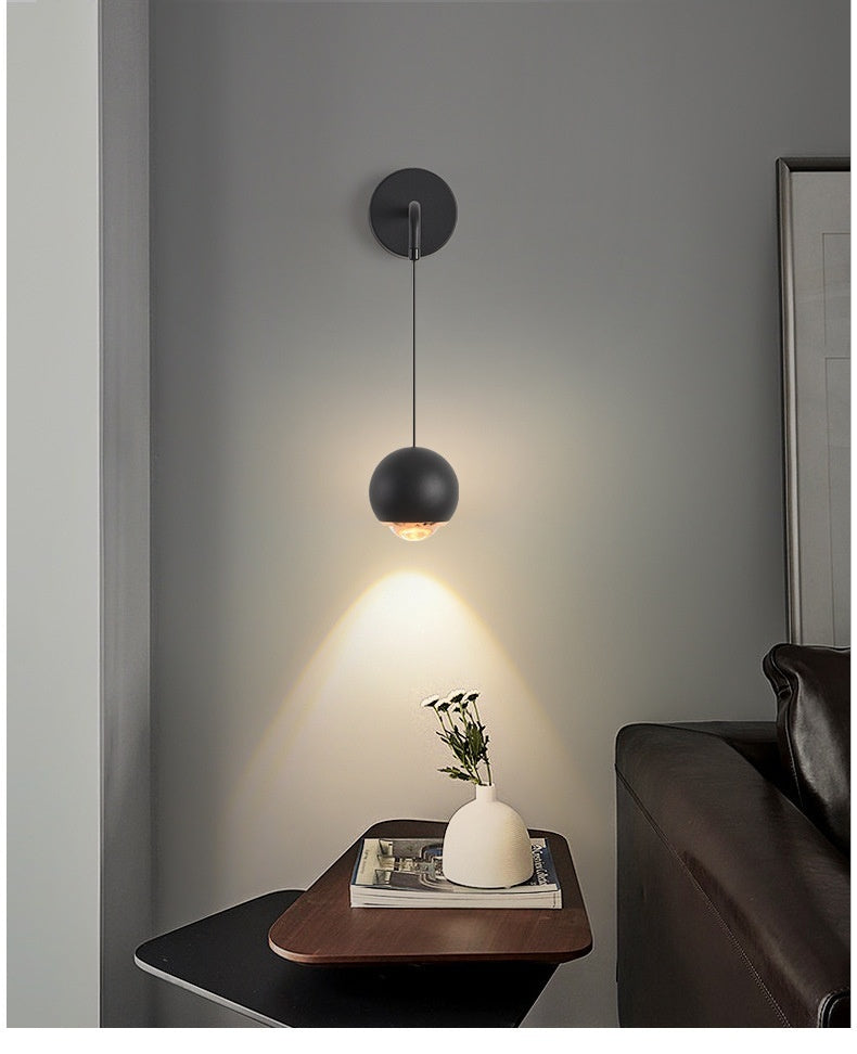 Premium Master Bedroom Hanging Line Wall Lamp