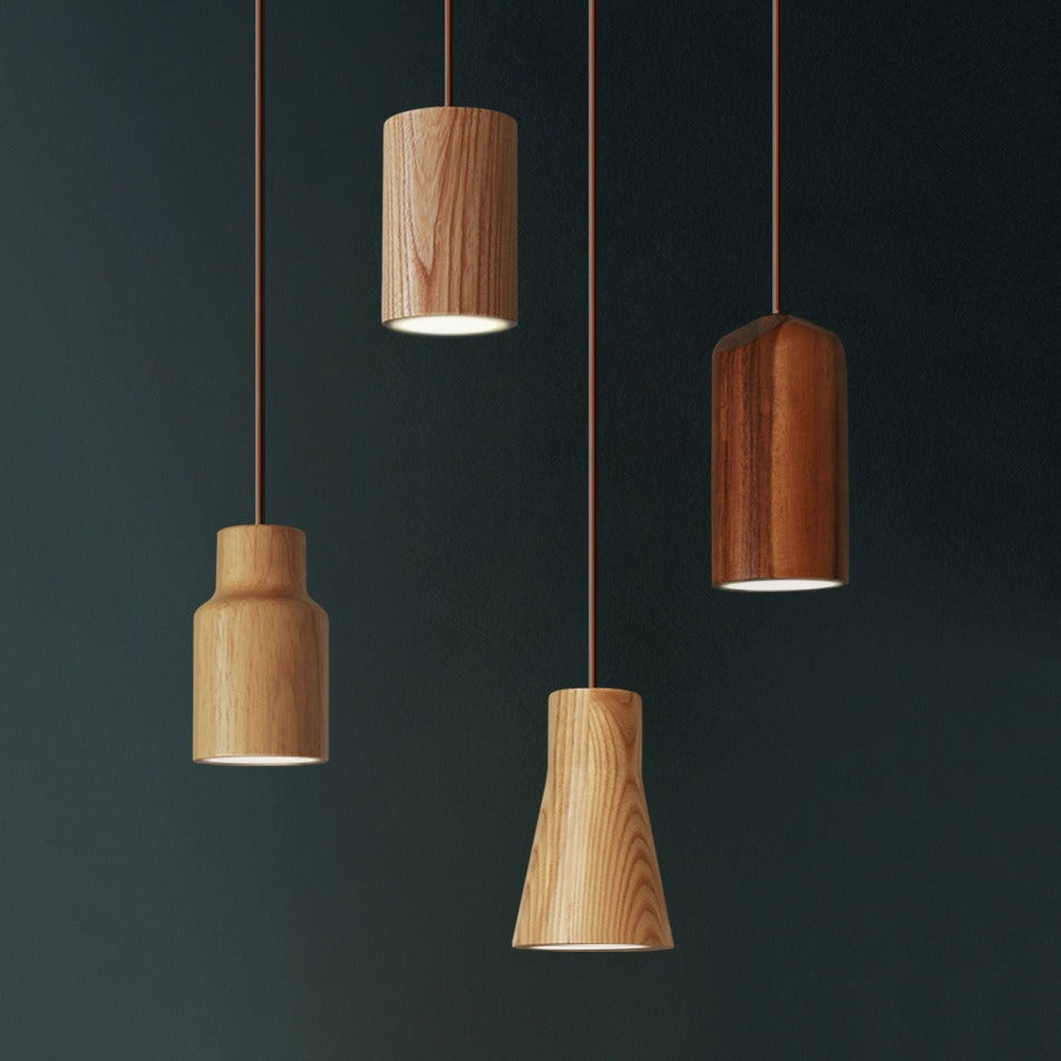 Bedroom Light Wooden Creative Restaurant Front Desk Small Droplight